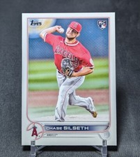 Chase Silseth Rookie Card RC 2022 Topps Update Baseball US192 Los Angeles Angels