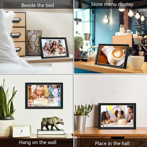 64GB WiFi Digital Photo Frame: 10.5'' Touch Screen - Instant Memories Anywhere - Picture 10 of 11
