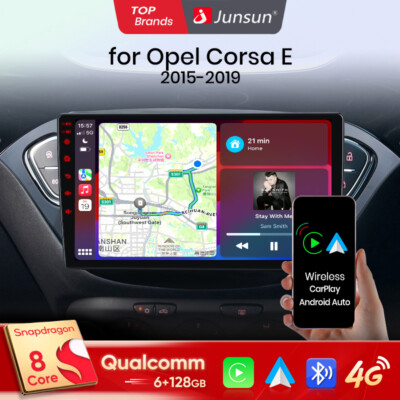 11.5'' 2K CARPLAY AUTO Opel Adam ab 2013 Corsa E Navi Autoradio GPS WIFI 4G DAB+
