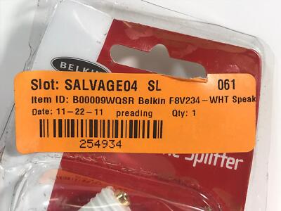 Belkin Blue Series PureAV - Splitter per altoparlante e cuffia