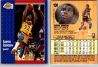1991 Fleer #100, Earvin Johnson, Los Angeles Lakers, Hall of Famer