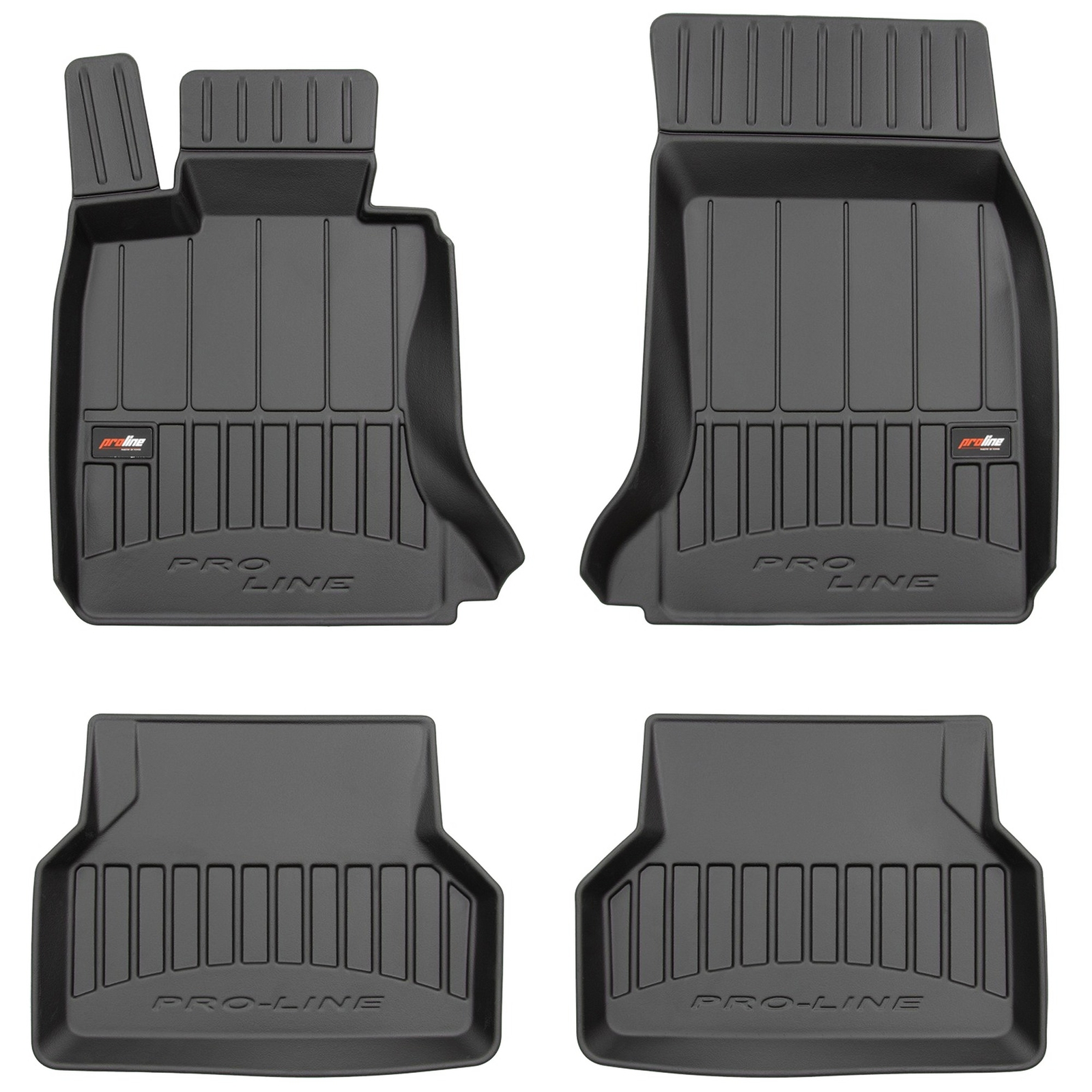 Tapis de sol TPE Frogum pour BMW Serie 5 E60 2003-2010 noir ensemble complet