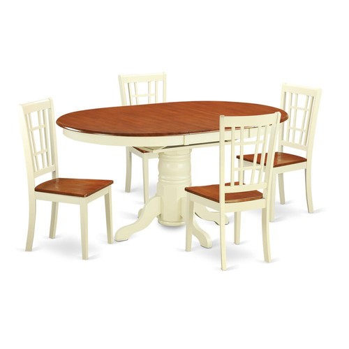 5 PcKitchen Table set for 4-Dining Table and 4 Kitchen Dining Chairs - Picture 4 of 4