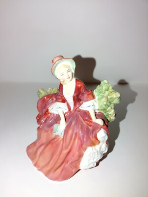 ロイヤルドルトンLydia Vintage Royal Doulton Porcelain Figurine ~