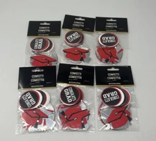 Graduation Party Decorations Supplies Red And Black Congrats Grad Confetti (6)