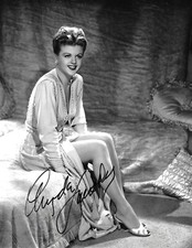 angela lansbury during a performance from one of her films signed 10x8 photo