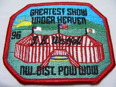 Northwest District Pow Wow - Greatest Show Under Heaven 1996 J.B. Westfall Patch