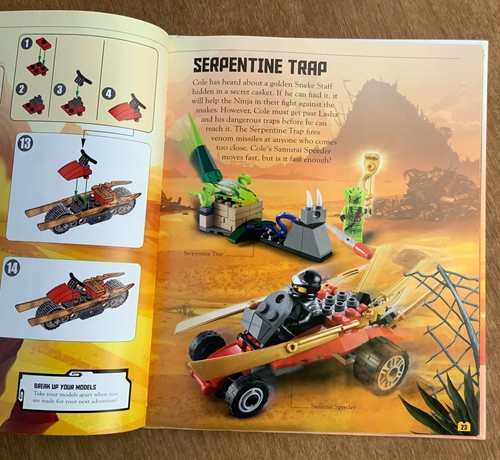 Lego Brickmaster ideas book 'Ninjago Fight The Power of The Snakes' 100%complete - Picture 6 of 13