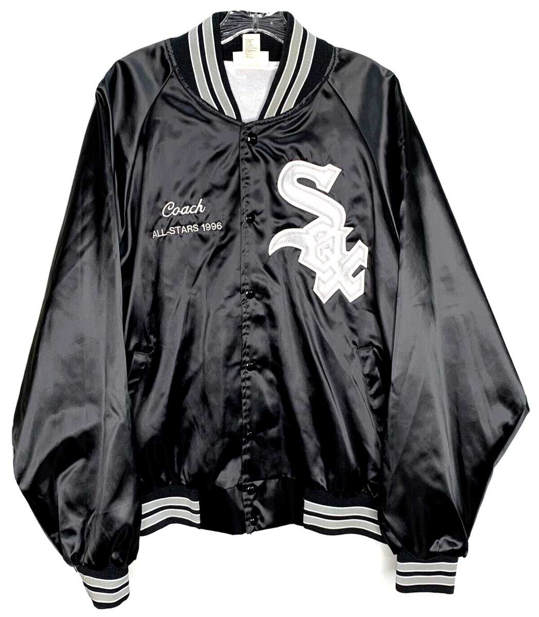 Chicago White Sox All Stars 1996 Vintage Black Satan Coach Jacket