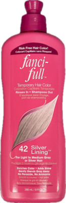 Fancifull Temporary Hair Color Rinse #42 SILVER LINING  9 oz  NEW