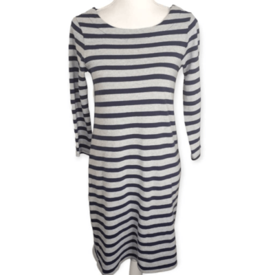 GAP NAVY & GRAY BOATNECK DRESS SZ.XS EUC | eBay