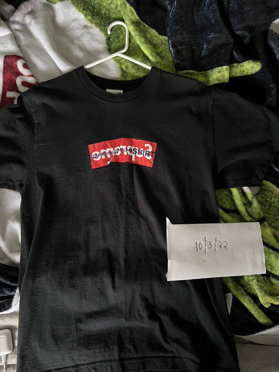 Supreme x Comme Des Garcons CDG Shirt Box Logo Tee Black Supreme x Comme Des Garcons CDG Shirt Box Logo Tee Black