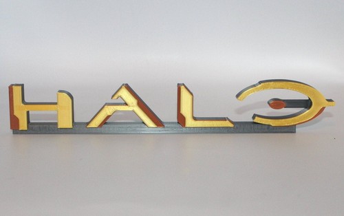 Halo 3D printed Logo Art - Picture 6 of 11