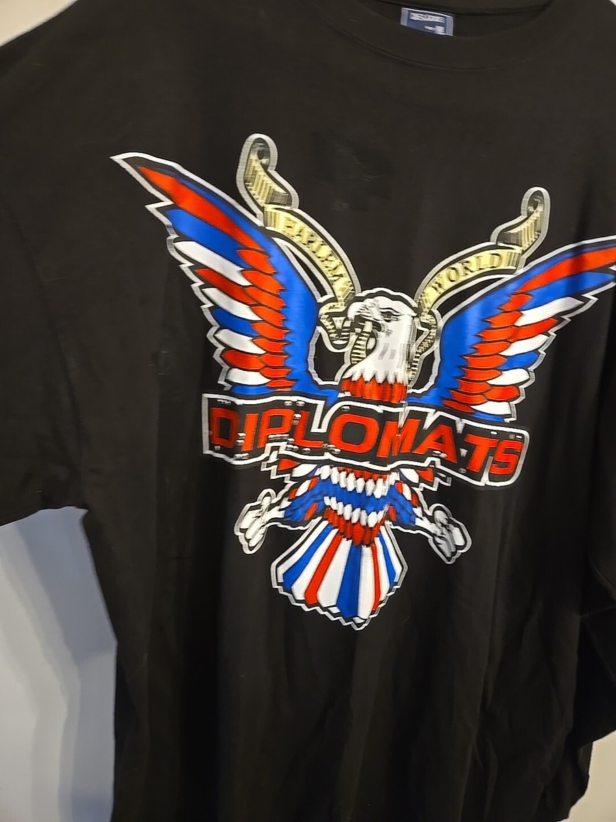 hiphop diplomats ジムジョーンズ　tシャツ Vintage Dipset Diplomats Long Sleeve Rap T Shirt NYC Camron