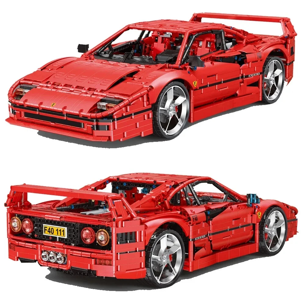 MOC TECHNIC SET: Ferrari F40 Super Car 1:8 Scale -Without Box