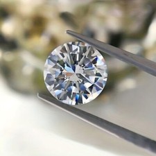 Natural D Color 10 Ct Round Cut Diamond VVS1 Lab Grown CVD Certified Clarity