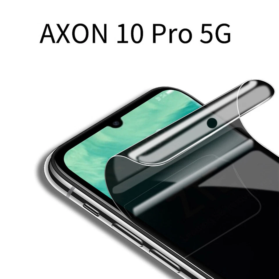 Protector de pantalla frontal película blanda para ZTE Axon 10 Pro Axon 7 7 Max lote nuevo Foto 4 de 4