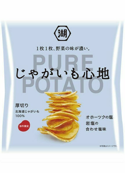 食器 kokko Potato Chips, Koikeya, Pure Potato, Jagaimo Gokochi,Salt