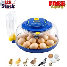 18 Egg Incubator Automatic Egg Turner Temperature  Humidity Control