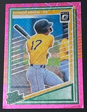 Konnor Griffin ‘25 Panini Donruss Optic Rated Prospect Pink Velocity Prizm 45/79