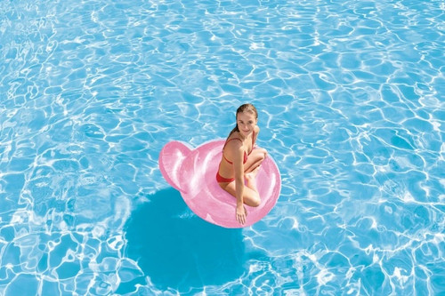 INTEX Schwimmsitz Pillow Back Lounge Aufblasbar Luftmatratze Pool Wasser Sessel - Bild 3 von 4