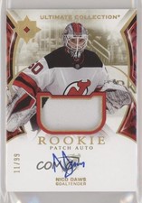 2021-22 Ultimate Collection Rookies 11/99 Nicolas Daws Nico #165 Patch Auto 10x3