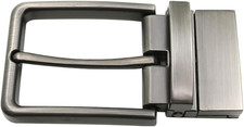 35Mm Metal Rectangular Belt Buckle Replacement Reversible Swivel Belt Buckle Ant