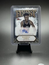 2025 Topps Finest Basketball Maxwell Lewis #FA-ML Finest Autographs Brooklyn
