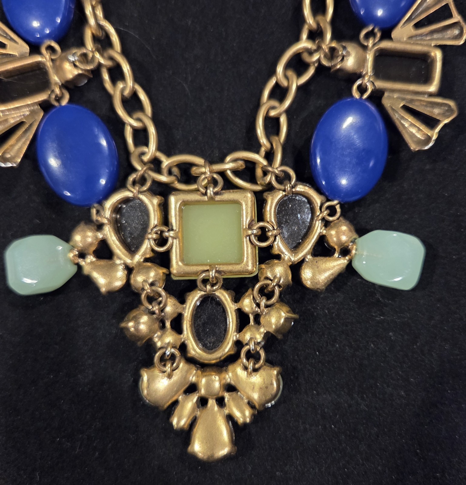 J. Crew Marked Statement Necklace Multicolored St… - image 8