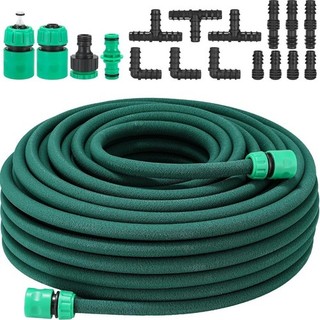 Soaker Hose Set for Efficient Watering For Auction Rubber Green AU 50M