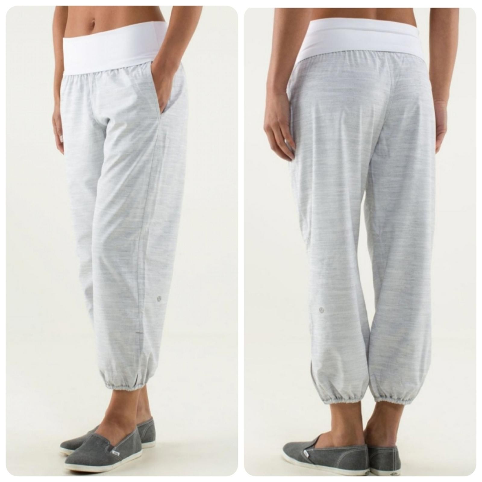 Lululemon OM Pant Size 6 Commuter White Denim