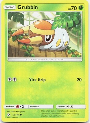 Grubbin SM Base Set 13/149 NM