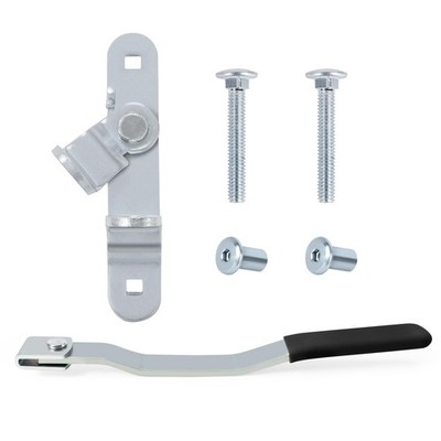 LONFFERY Cargo Trailer Cambar Cam Bar Lock, Door Latch for Silver 