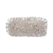 Boardwalk 1312 12" x 5" Cotton Dust Mop Head - WHT New