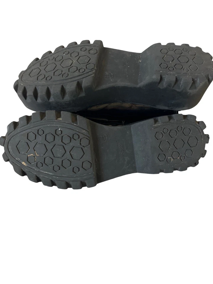 Mocasines gruesos de bambú negros con plataforma charol Penny para mujer talla 6,5 Foto 4 de 4