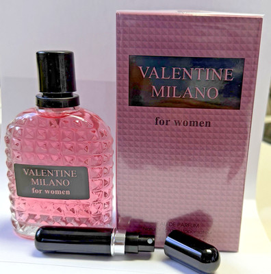 Valentine Milano For Women 3.4 FL OZ Eau De Perfume /FREE TRAVEL SPRAY