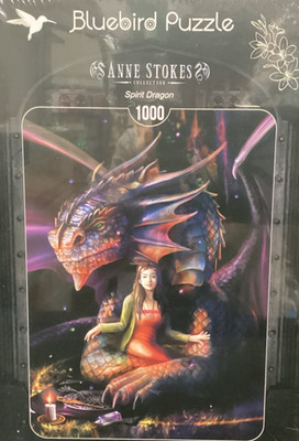 Bluebird 1000 pc Spirit Dragon from the Anne Stokes Collection jigsaw puzzle NIB
