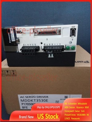 US Free TAX NEW ORIGINAL 1PC PANASONIC AC SERVO DRIVER MDDKT3530E