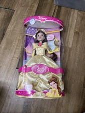 Disney Princess Belle Beauty  Beast Porcelain Brass Key Keepsake Doll 2006