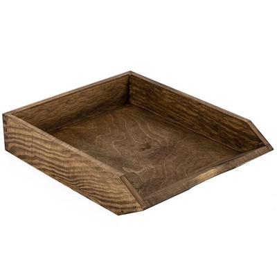 Dokumenten-Ablage Dokumentenmanagement Schreibtischablage Holz Design Ordner