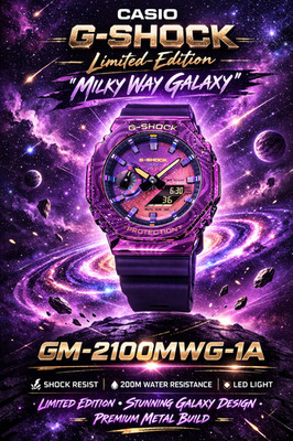 Casio G-Shock Limited-Edition ''Milky Way Galaxy'' GM-2100MWG-1A