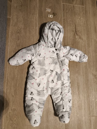 Baby Overall Schneeanzug Gr. 56 Topomini Neuwertig - Bild 1 von 2