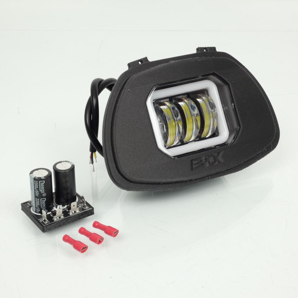 Feu avant EVOK Iron Led Vespa Sprint 150 éclairage scooter vintage