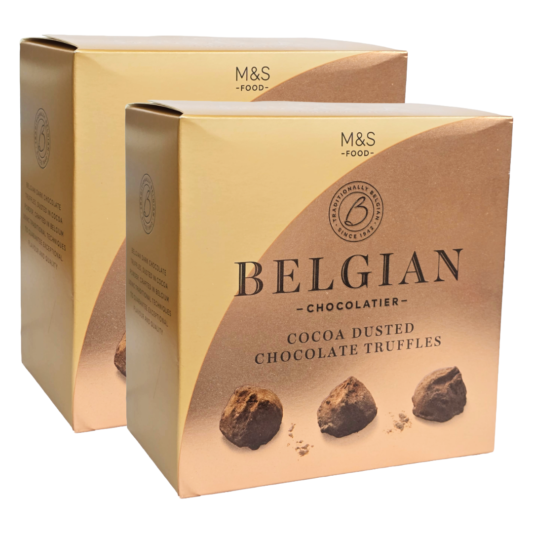 M&S Cocoa Dusted Chocolate Belgian Truffles 260g - Pack Of 2 | eBay