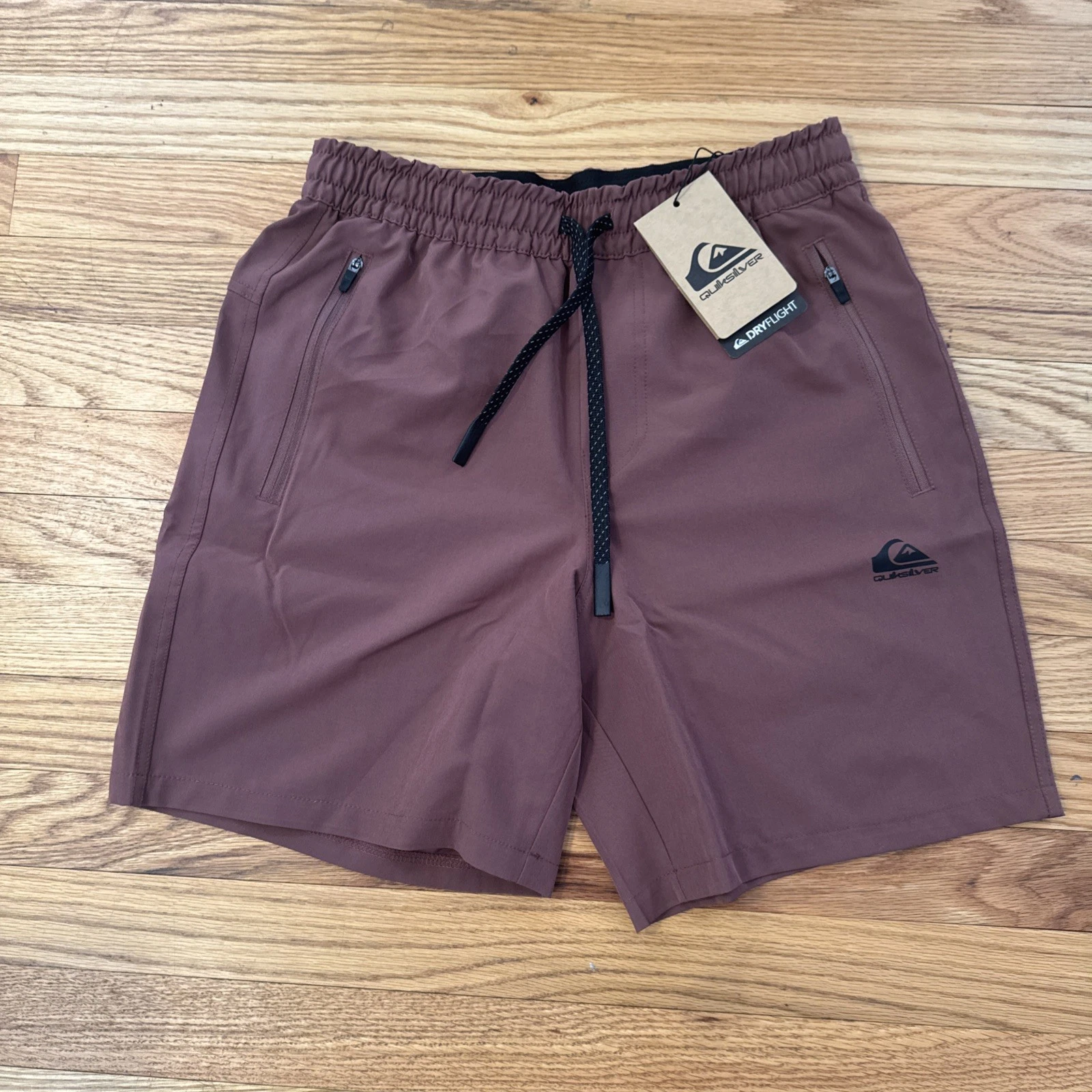Quicksilver Amphibian Walk Shorts Lightweight Stretch Drawstring Mens Small NWT