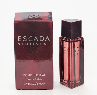 ESCADA SENTIMENT Pour Homme 5 ML/ 0.17 fl oz  EDT Mini Splash Original Formula