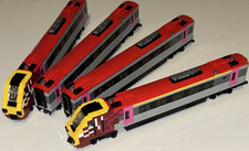 Lego Train MOC - Class 220 Voyager 4 Car DEMU Train In Cross Country Livery