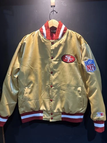 Vintage 90s San Francisco 49ers Satin Bomber Jacket - Limited sizes video thumbnail