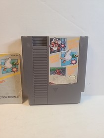 Super Mario Bros. / Duck Hunt / World Class Track Meet NES Cartridge & Manual