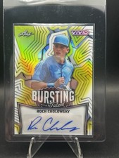2025 Leaf Vivid -Bursting with Talent Autographs Roch Cholowsky #TA-RC2 Gold 1/1